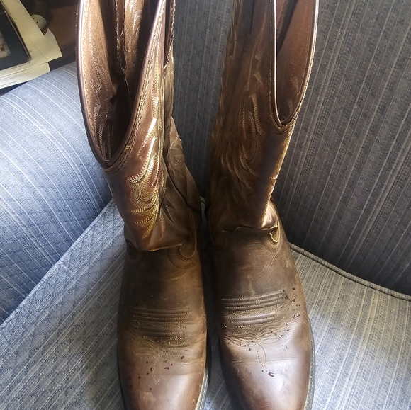 Justin Size 10.5 Mens Cowboy Boots - Picture 11 of 11